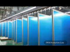 82-120 اینچ مادون قرمز صفحه سفید تعاملی 1855x1280mm برای کسب و کار آموزش