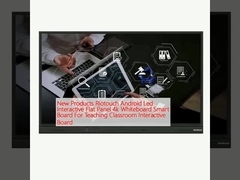 محصولات جدید Riotouch اندروید LED پانل مسطح تعاملی 4k Whiteboard Smart Board برای تدریس در کلاس