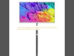 تلویزیون هوشمند 32 اینچی قابل چرخش با کیوسک صفحه لمسی برای نمایشگاه ها و رویدادهای تعاملی