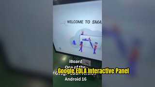 اندروید 16 دارای گواهی iBoard Google EDLA