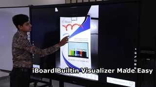 ویزولایزر داخلی برای صفحه تخت تعاملی iBoard