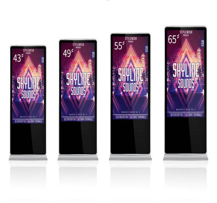 صفحه نمایش کیوسک LED، دستگاه تبلیغاتی دیجیتال ساینیج تعاملی CE 10 صفحه نمایش نقطه لمسی