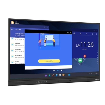 صفحه سفید تعاملی فرابری با دقت بالا با اتصال پورت USB طراحی سفارشی صفحه نمایش تخت تعاملی