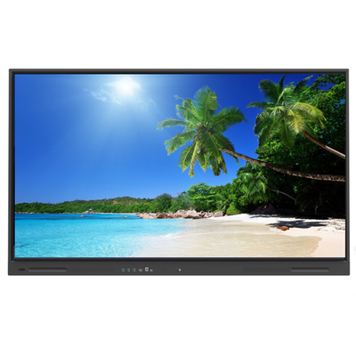 صفحه های لمسی چند لمسی 4K 65 اینچی 75 86 98 اینچی صفحه تخت تعاملی