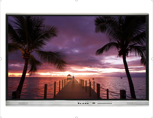 صفحه نمایش لمسی بزرگ 86 اینچی مانیتورهای LCD 4K صفحه تخت تعاملی هوشمند برد