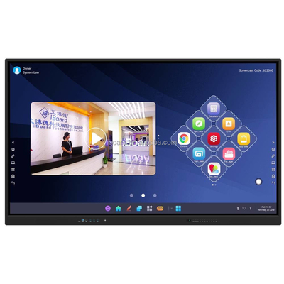 چند لمسی اندروید 13 iBoard Whiteboard تعاملی پنل لمسی Win نمایش مانیتور هوشمند برای آموزش