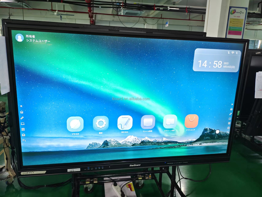 مانیتور چند لمسی iBoard صفحه سفید تعاملی هوشمند نمایش صفحه نمایش OEM کارخانه