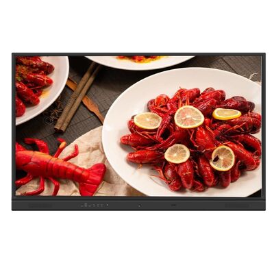 صفحه هوشمند ال سی دی اندروید 13 55 65 75 86 98 اینچ 40 نقطه لمسی صفحه نمایش تلویزیون سفید صفحه نمایش USB TYPE-C برای کودکان