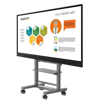 4K رزولوشن 86 اینچ LED Smart Board همه در یک کامپیوتر نمایشگر صفحه تخت تعاملی برای جلسه و تدریس