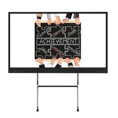 55 65 75 اینچ IR Interactive Whiteboard Finger Multi Touch Smart LCD Display Overlay Touch Frame برای آموزش کنفرانس