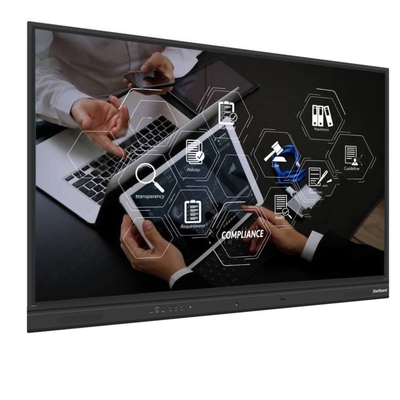75 86 اینچ IR تابلو سفید تعاملی انگشت لمس دیجیتال 4K UHD 3840*2160 علم آموزش و پرورش هیئت مدیره آموزشی برای بچه ها