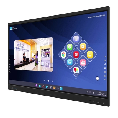 EDLA CE کارخانه تابلو متقابل مادون قرمز LAN OPS اندروید همه در یک صفحه لمسی 86 98 اینچ