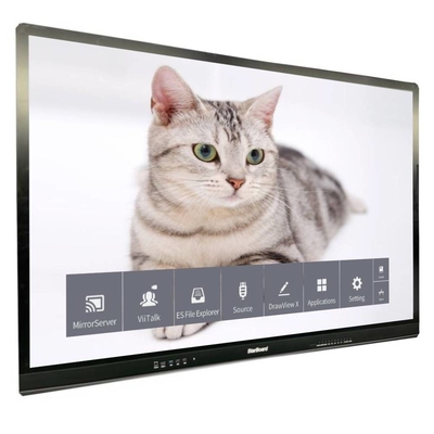 صفحه هوشمند LCD ظرفیت 65 اینچ 4K 3840*2160 مانیتور شیشه ضد درخشش بدون سیستم برای تلویزیون