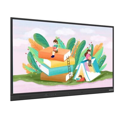 65 75 86 اینچ 4K Ultra HD ویندوز OS Smart Board صفحه نمایش ال سی دی دیوار نصب شده با ایست حرکت پذیر