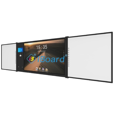 صفحه سفید تعاملی 4K Ultra HD با اسپیکر های داخلی در یک پانل درجه AG برای ارائه های جذاب