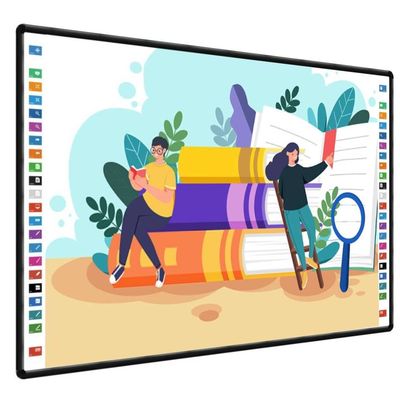 ۸۲ اینچ Multi IR Touch Interactive USB Board با دقت ۲ میلی متری نصب در دیوار / تشخیص حرکات