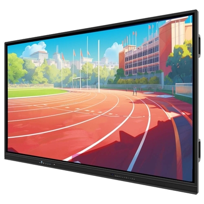 iboard 55 اینچ صفحه نمایش تخت تعاملی صفحه نمایش لمسی LCD صفحه نمایش لمسی سری TE-QS با پورت USB HDMI برای آموزش