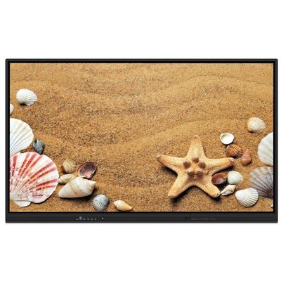 ضد درخشش صفحه مسطح تعاملی چند صفحه لمسی صفحه سفید تعاملی برای جلسه مدرسه