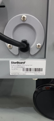 سبد شارژ AC شارژ DC شارژ و USB نوع A نوع C ذخیره سازی گودال IPad کابینت شارژ با چرخ های فشار سبد برای کلاس