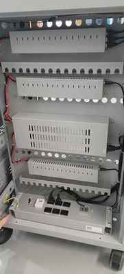 CE AC شارژ DC شارژ و USB Type-A Type-C Vault Storage iPad شارژ کارت شارژ موبایل کابینت شارژ با چرخ