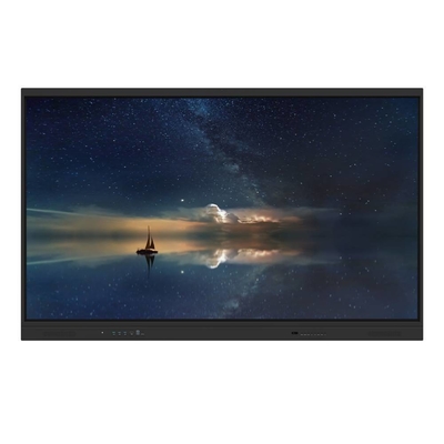 صفحه سفید تعاملی LED 86 98 اینچ لمس اندروید 13 20 نقطه USB HDMI پورت TYPE-C نرم افزار آموزشی برای کلاس