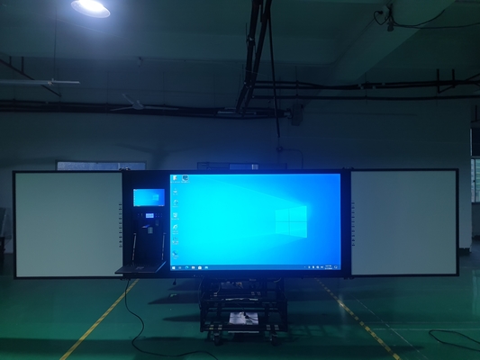 75 اینچ اندروید Multi Finger Pen Touch 4K UHD LED Smart Blackboard گوگل کامپیوتر دوربین میک اسکنر ساخته شده با ایست حرکت پذیر