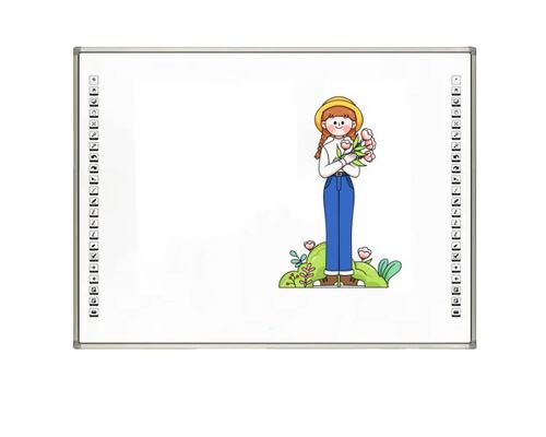 صفحه سفید تعاملی 102 اینچی IR با سطح سرامیکی / نانو برای کلاس درس