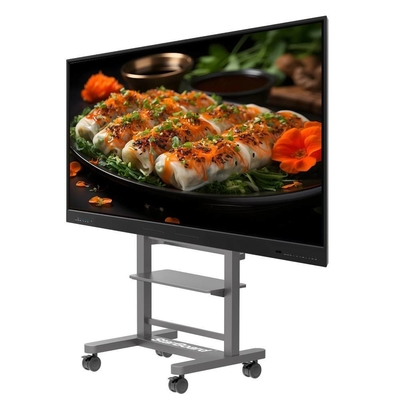 Iboard EDLA گوگل گواهی 65 اینچ 75 اینچ هوشمند 20 تاچ مانیتور تلویزیون با USB VGA TYPE-C برای جلسه سالن های مدرسه خانگی