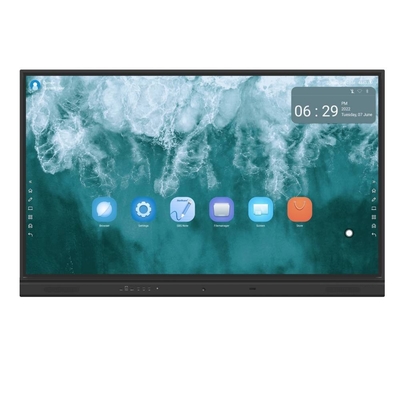 کارخانه چین پانل مسطح تعاملی 40 صفحه لمسی مانیتورهای 98 اینچ HDMI USB PC متصل برای معلمان کارآفرین آموزش