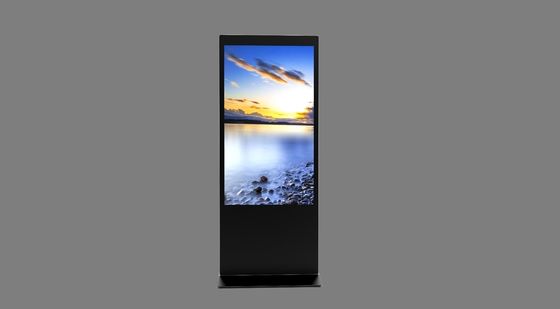 طراحی قابل سفارشی 43 اینچ طبقه ایستاده کیوسک صفحه لمسی برای سوپرمارکت های LCD نمایش تبلیغاتی ایست کیوسک سیگنال دیجیتال
