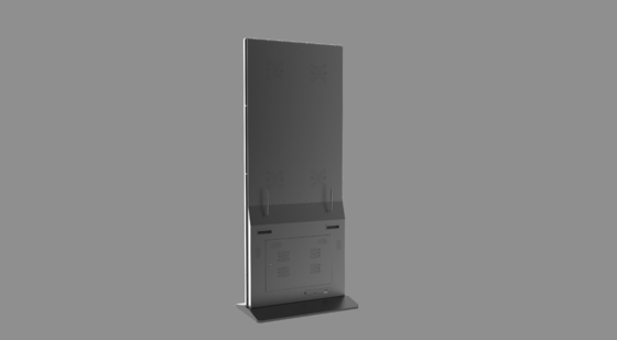 طراحی قابل سفارشی 43 اینچ طبقه ایستاده کیوسک صفحه لمسی برای سوپرمارکت های LCD نمایش تبلیغاتی ایست کیوسک سیگنال دیجیتال