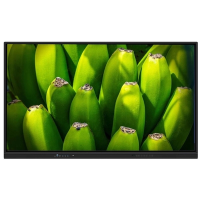 صفحه هوشمند ال سی دی 75 86 اینچ USB HDMI TYPE-C WIFI BT اسپیکر های داخلی اندروید PC Media Player برای سالن سخنرانی