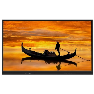 صفحه هوشمند LCD 75 اینچی اندروید 14 50 نقطه لمس با VGA DP پورت USB WIFI بلوتوث برای آموزش دفتر مدرسه