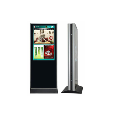 طراحی قابل سفارشی 43 اینچ طبقه ایستاده کیوسک صفحه لمسی برای سوپرمارکت های LCD نمایش تبلیغاتی ایست کیوسک سیگنال دیجیتال