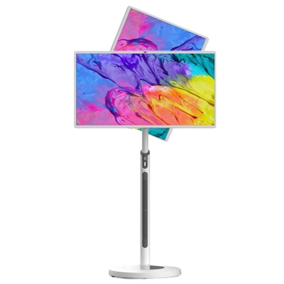 تلویزیون 32 اینچ قابل حمل صفحه لمسی LCD صفحه نمایش تلویزیون بی سیم برای خانه کسب و کار بازی مانیتور قابل حرکت نمایش تلویزیون هوشمند