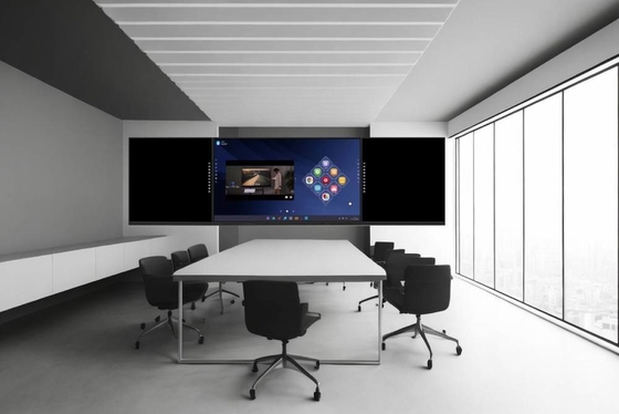 صفحه سیاه متصل به هم IR 75 86 98 اینچ صفحه نمایش لمسی DLED اختیاری قلم سفید / سبز / BlackBoard شامل