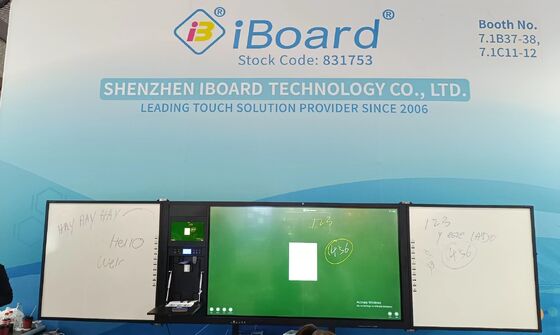 Iboard Factory Direct 75inch قابل قفل کردن قابل ضبط شدن با هم مرتبط Blackboard Smart Whiteboard