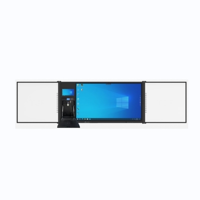 iboard فابریک مستقیم 75 اینچ قفل قابل ضبط قابل اتصال Blackboard هوشمند Whiteboard تعاملی صفحه نمایش تخت تمام در یک با پشتیبانی ایستاده نشانگر قلم کلاک حل آموزشی نوشتن