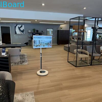 کیوسک قابل حمل ۳۲ اینچی با صفحه نمایش لمسی خازنی ۱۰ نقطه ای تعاملی