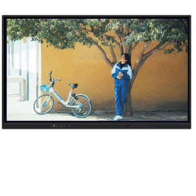 65 اینچ با رزولوشن 4K، پنل تخت تعاملی چند لمسی، تخته هوشمند برای مدرسه و کنفرانس