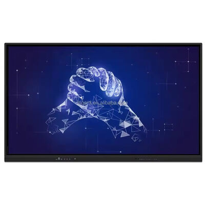 65 اینچ با رزولوشن 4K، پنل تخت تعاملی چند لمسی، تخته هوشمند برای مدرسه و کنفرانس