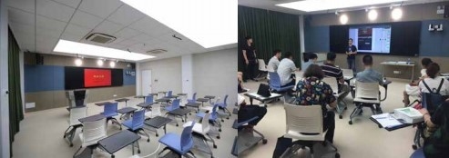 رزولوشن 4K و منبع برق متناوب صفحه نمایش تخت تعاملی برای سخنرانی