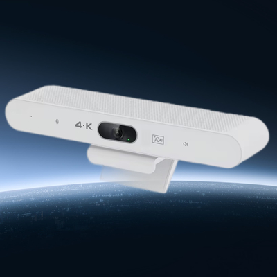سیاه و سفید نصب آسان دوربین ویدئویی کنفرانس 4K دوربین USB AI ردیابی خودکار 2160p ردیابی دوربین وب با صدای اتاق کنفرانس