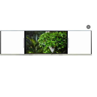 فروش داغ کارخانه صفحه نمایش 75 اینچی در وسط با تخته سیاه متصل به هم تخته سفید سبز برای جلسه آموزش مدرسه