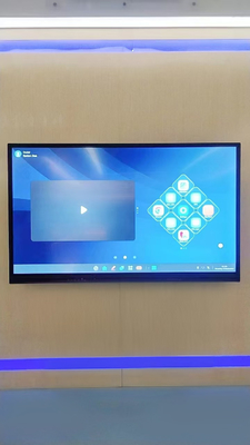 110 اینچ IBoard Interactive Whiteboard Touch Screen تلویزیون Whiteboard Interactive با دوربین 48MP، صفحه نمایش لمسی 4K UHD، زمان پاسخ 8ms، سیستم عامل اندروید، اکوسیستم اپلیکیشن باز برای کنفرانس مدرسه