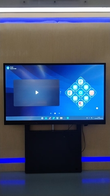 110 اینچ IBoard Interactive Whiteboard Touch Screen تلویزیون Whiteboard Interactive با دوربین 48MP، صفحه نمایش لمسی 4K UHD، زمان پاسخ 8ms، سیستم عامل اندروید، اکوسیستم اپلیکیشن باز برای کنفرانس مدرسه