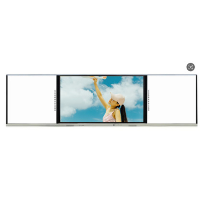 iBoard تجهیزات آموزشی 75 86 اینچ صفحه لمسی دیجیتال بهترین صفحه هوشمند متصل به هم LCD صفحه سفید هوشمند