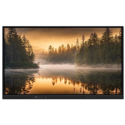 4K 65 75 86 98 110 اینچ پنل ضد درخشش ضد درخشش پانل تعاملی صفحه سفید هوشمند مانیتور IR Super Slim Frame مانیتور کامپیوتر برای جلسه آموزشی مدرسه