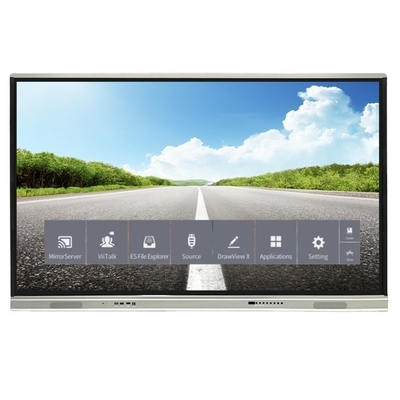 تجربه کنفرانس خود را با HD QLED اندروید 13 دوربین داخلی ما برای کنفرانس انتخابی نمایشگر صفحه تخت تعاملی افزایش دهید