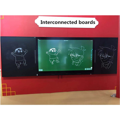 IBoard Factory مستقیم هوشمند متصل به هم قابل ضبط قابل اشتراک قابل قفل کردن تخته ی سیاه تخته ی سفید تعاملی راه حل برای مدرسه همکاری طوفان مغزی سبک های قلم تخته ی سفید نوشتن